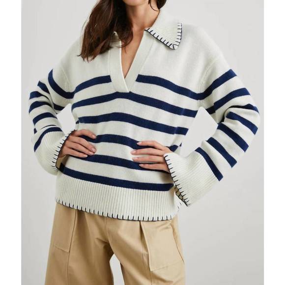 RAILS Sweaters - NEW RAILS athena sweater in ivory navy